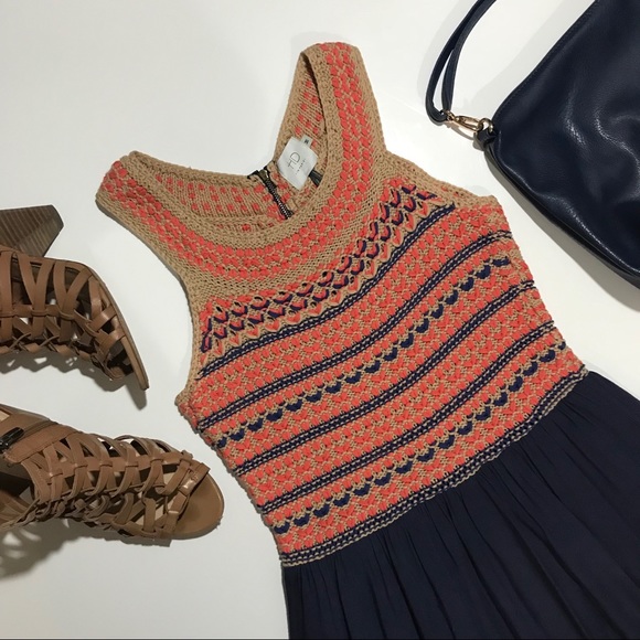 Anthropologie Dresses & Skirts - Anthropologie dress crochet top
